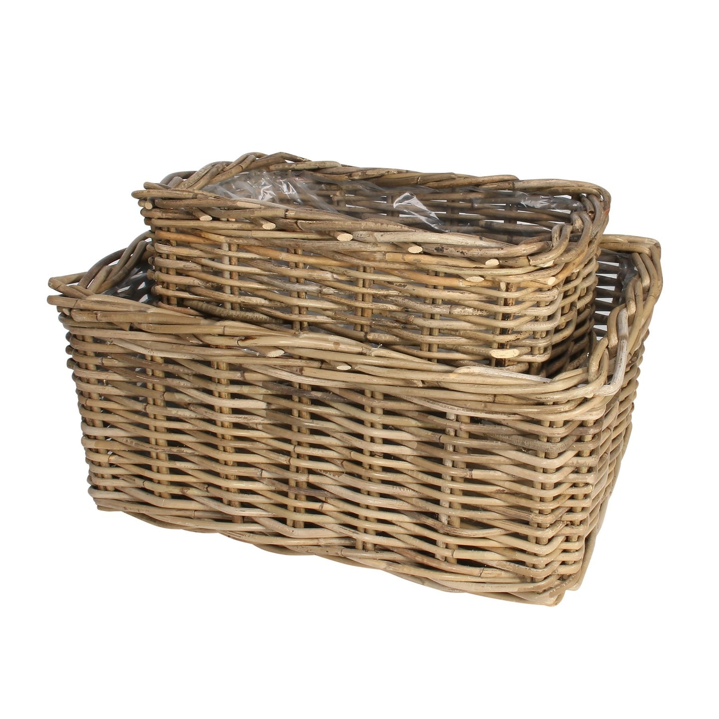 Natural Rectangular Trough Basket (36cm)