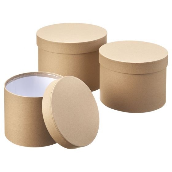 Kraft Symphony Hat Boxes (Set of 3)