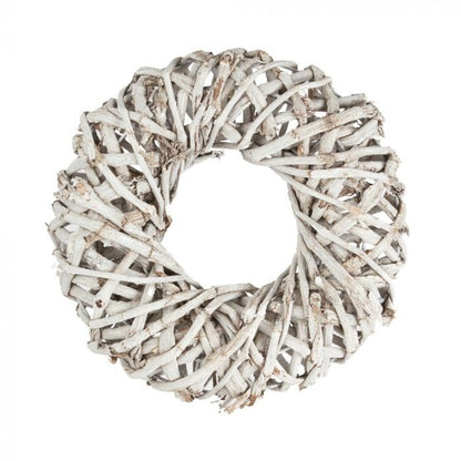 White Carrizo Wreath (37cm)