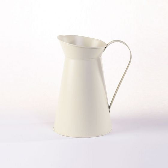 Matte Cream Matisse Tin Jug (25cm)