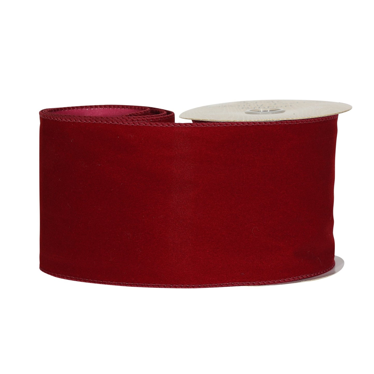 Burgundy Velvet Ribbon (100mm x 10yds)