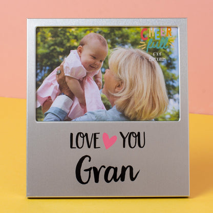 Cheerfull Gran Aluminium Photo Frame (6 x 4)