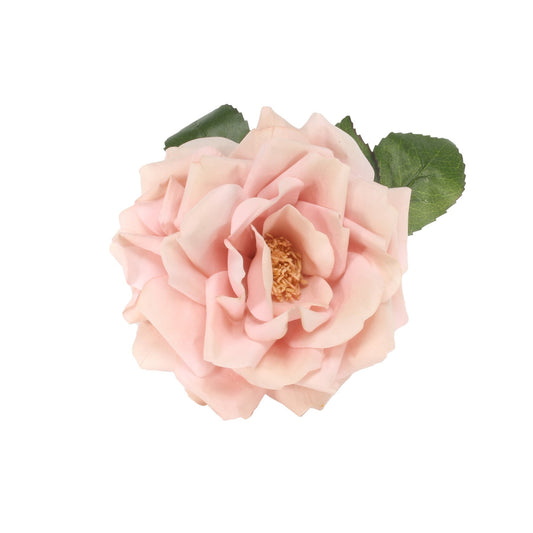 Light Pink Rose Plush with Clip (DIa18cm)