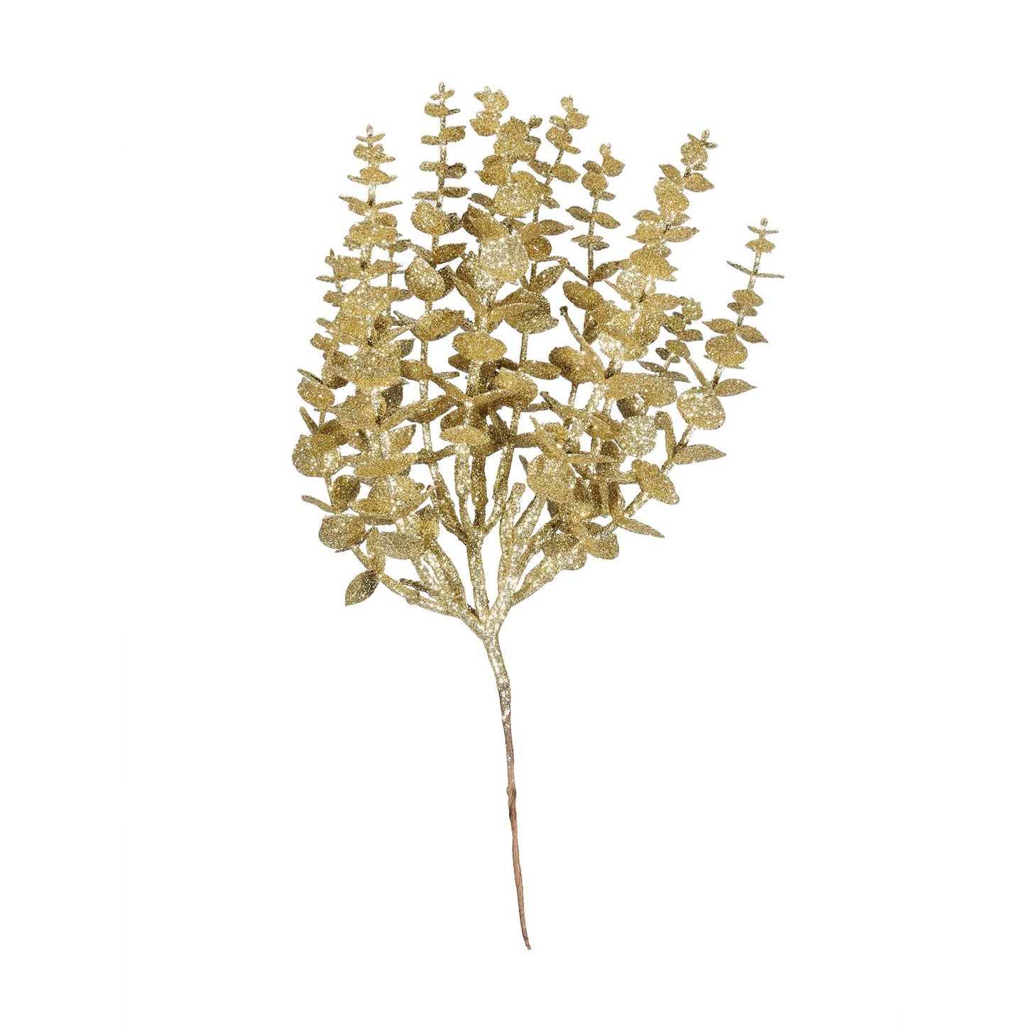 Gold Glitter Eucalyptus Bush (H33cm)