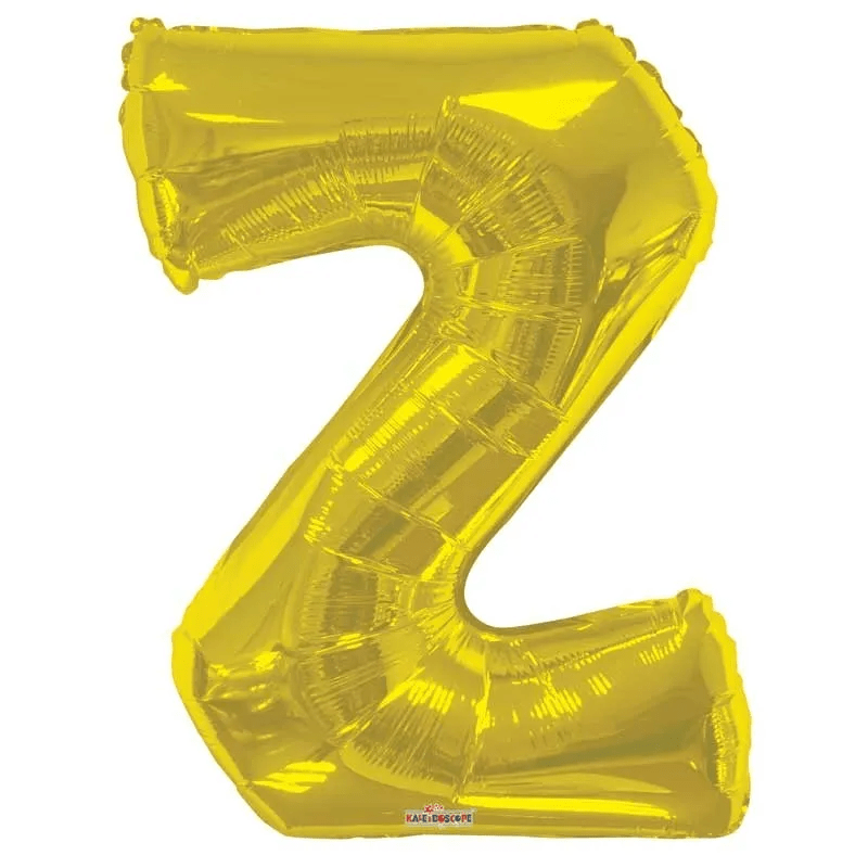 34inch   Letter Balloon - Z - Gold