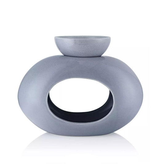 Ava May Grey Oval Burner