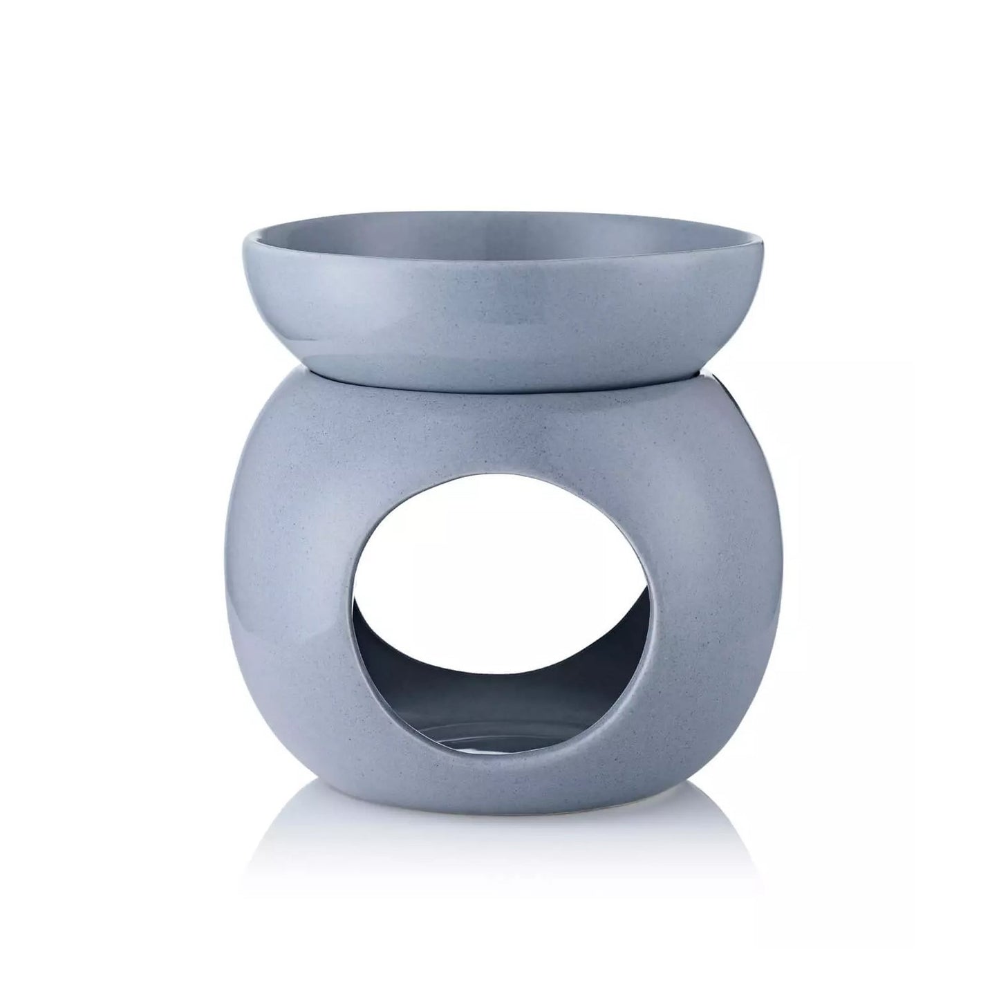 Ava May Round Wax Burner - Grey