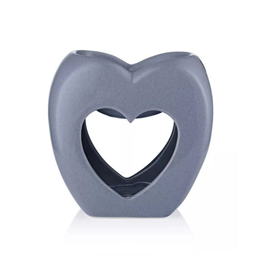 Ava May Heart Shaped Burner - Grey