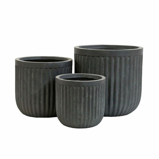 Hortus Corrugated Planters (Set of 3)