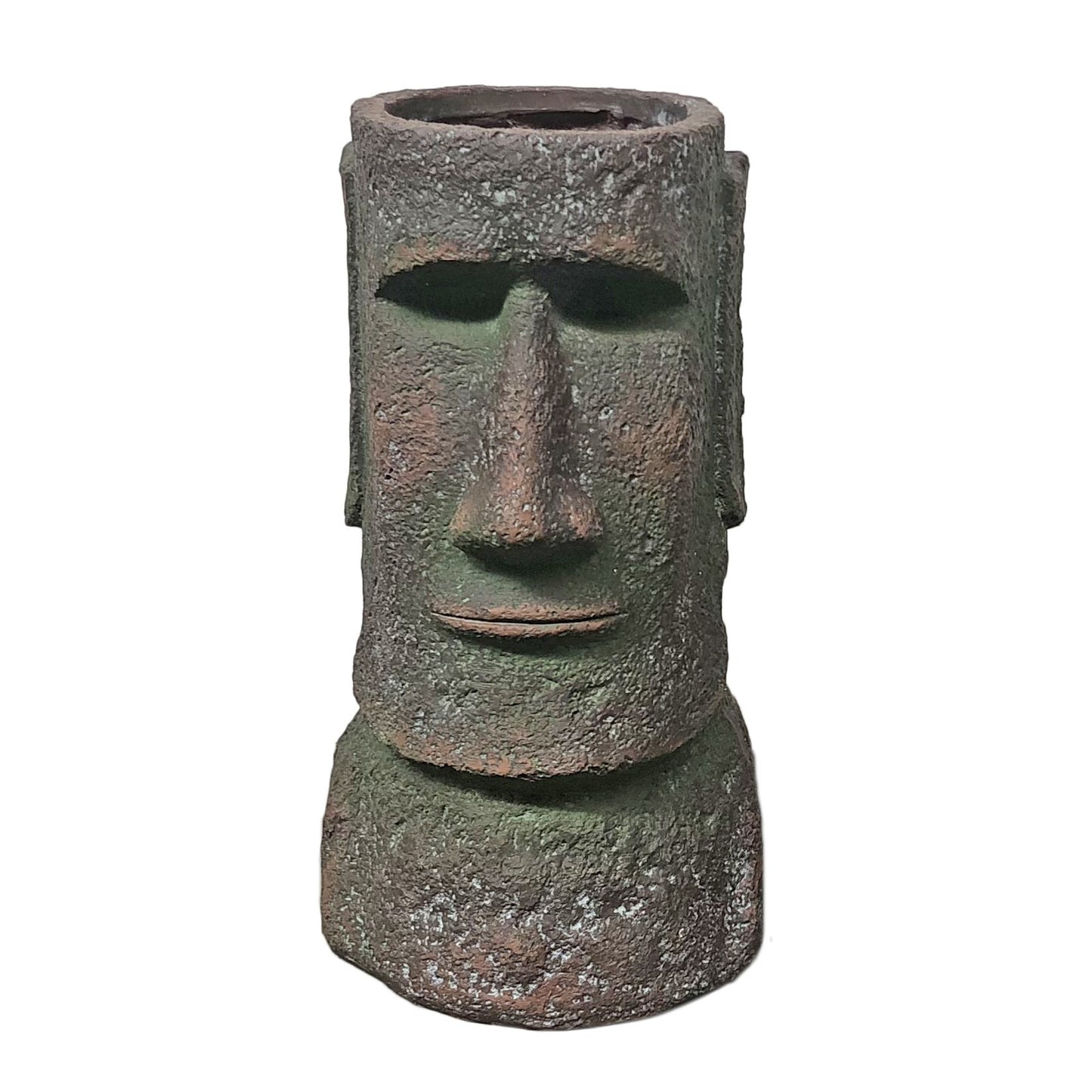 Large Bronze Moai Planter