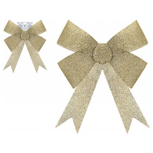 Gold Gift Bow (37 x 49 x 13cm)