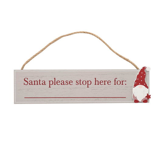 Please Stop Here Ive Been Naughty / Nice Plaque