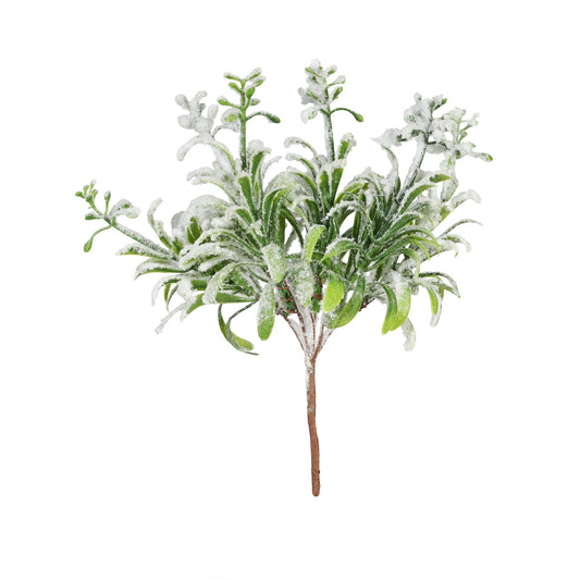 Snowy Foliage Pick (H18cm)