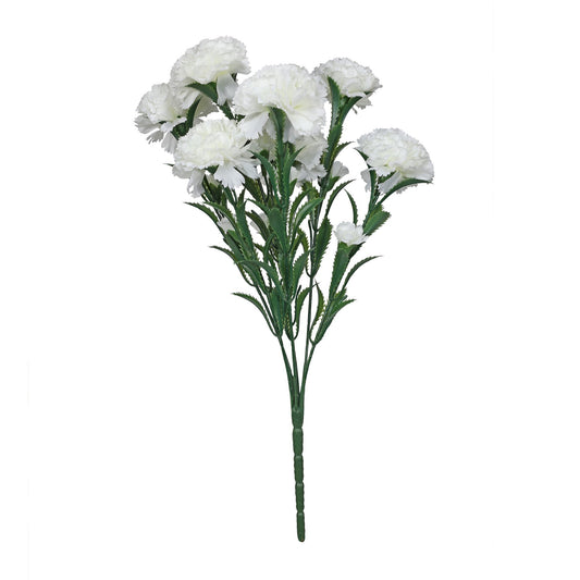 Essential White Carnation Bunch