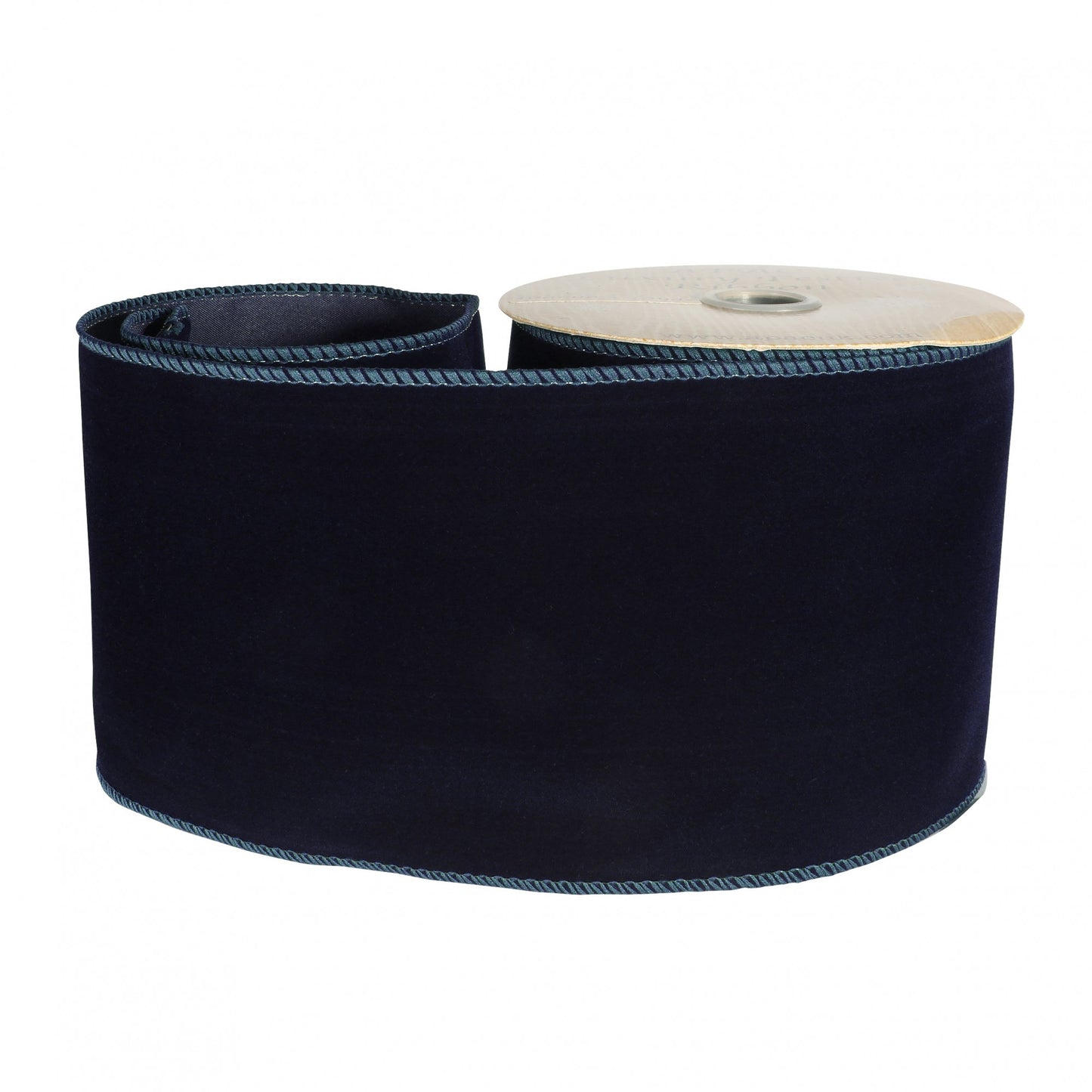 Navy Velvet Ribbon (100mm x 9m)