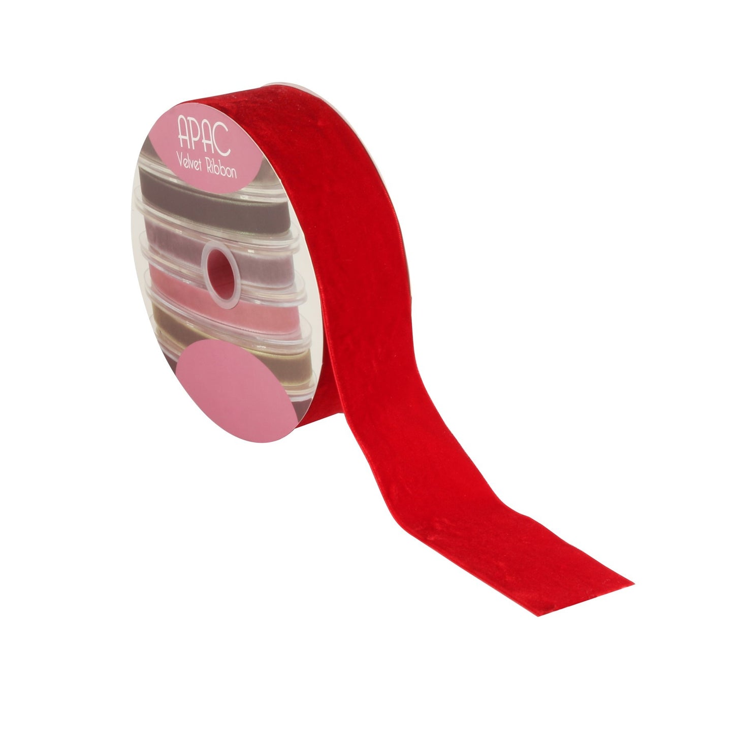 Bright Red Velvet Ribbon (50mm x 20m)