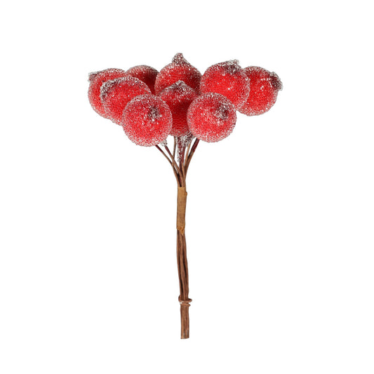 Frosted Berry Pick (Red  Dia1.8cm)