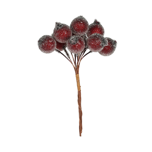 Frosted Berry Bunch (Burgundy 1.8cm)