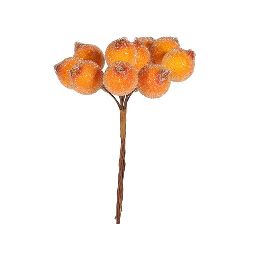 Frosted Berry Bunch (Orange  Dia1.8cm)