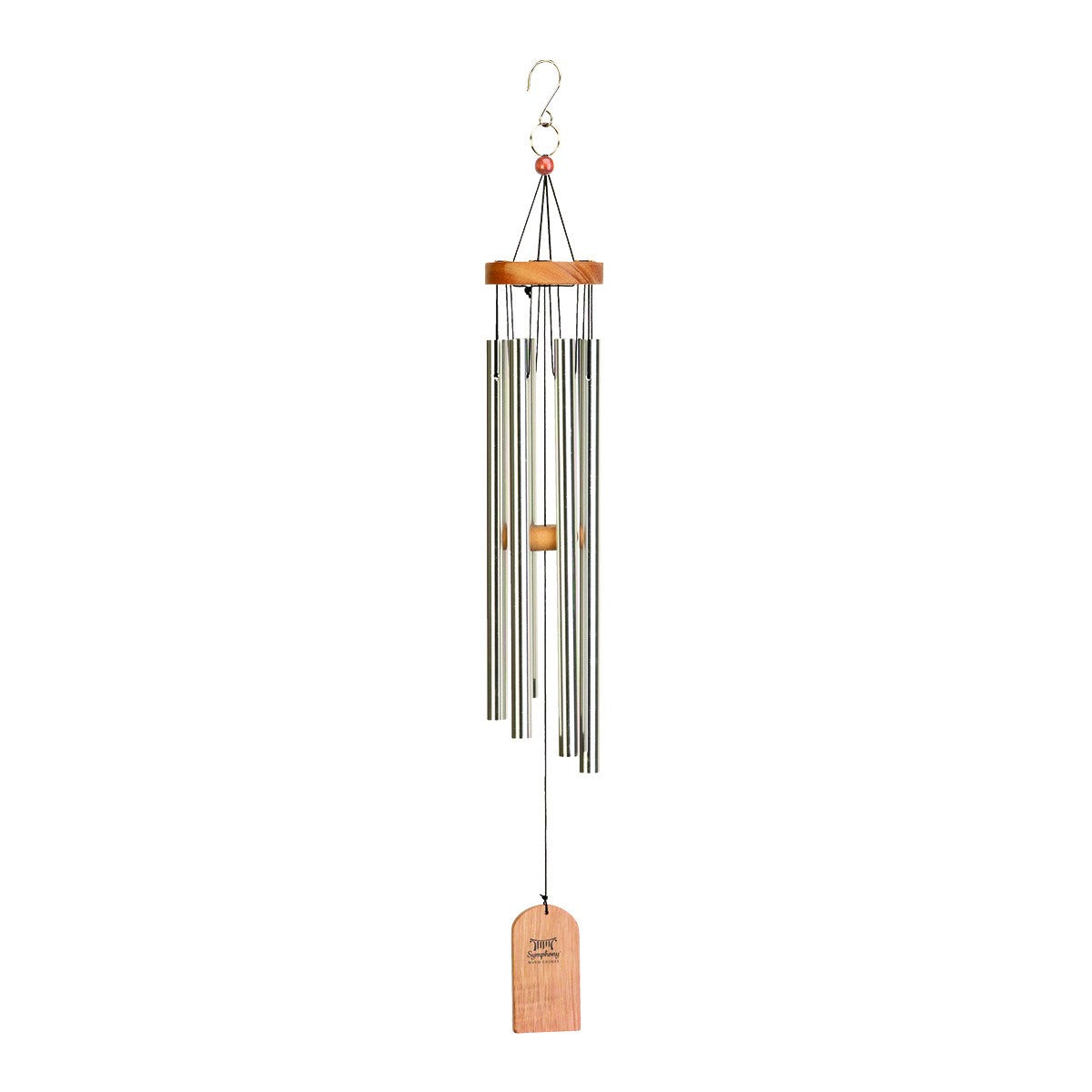 Wood and Aluminium Wind Chime (69cm)