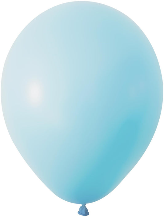 Macaron Blue Latex Balloon - 12 inch (Pk 100)