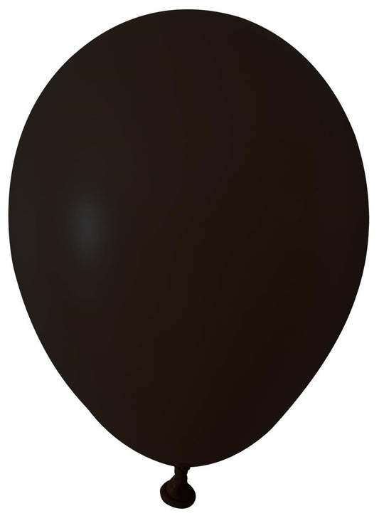 Black Round Shape Latex Balloon - 5 inch (Pk 100)