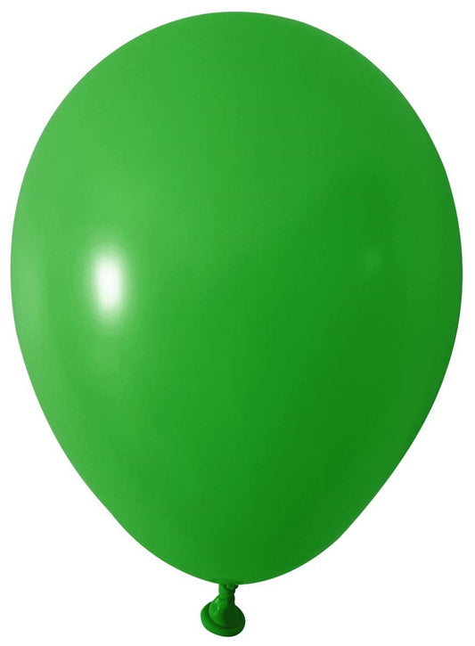 Green Round Shape Latex Balloon - 5 inch (Pk 100)