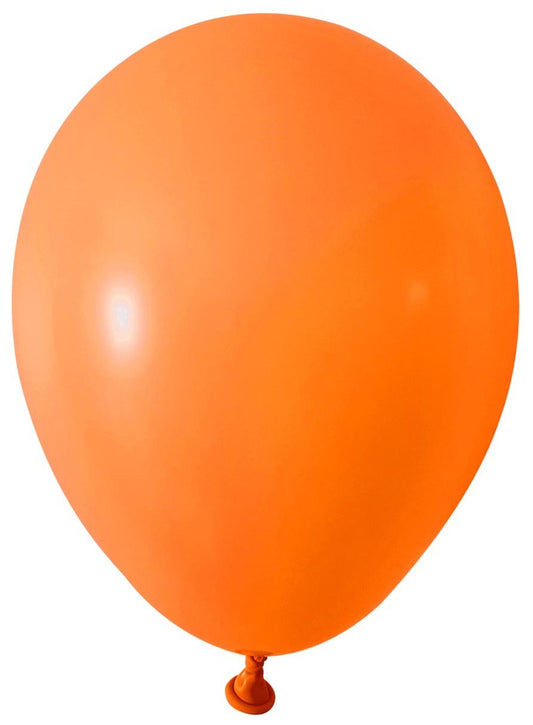 Orange Round Shape Latex Balloon - 5 inch (Pk 100)