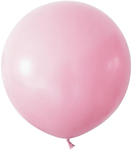 Macaron Pink Jumbo Latex Balloon - 24 inch (Pk 3)