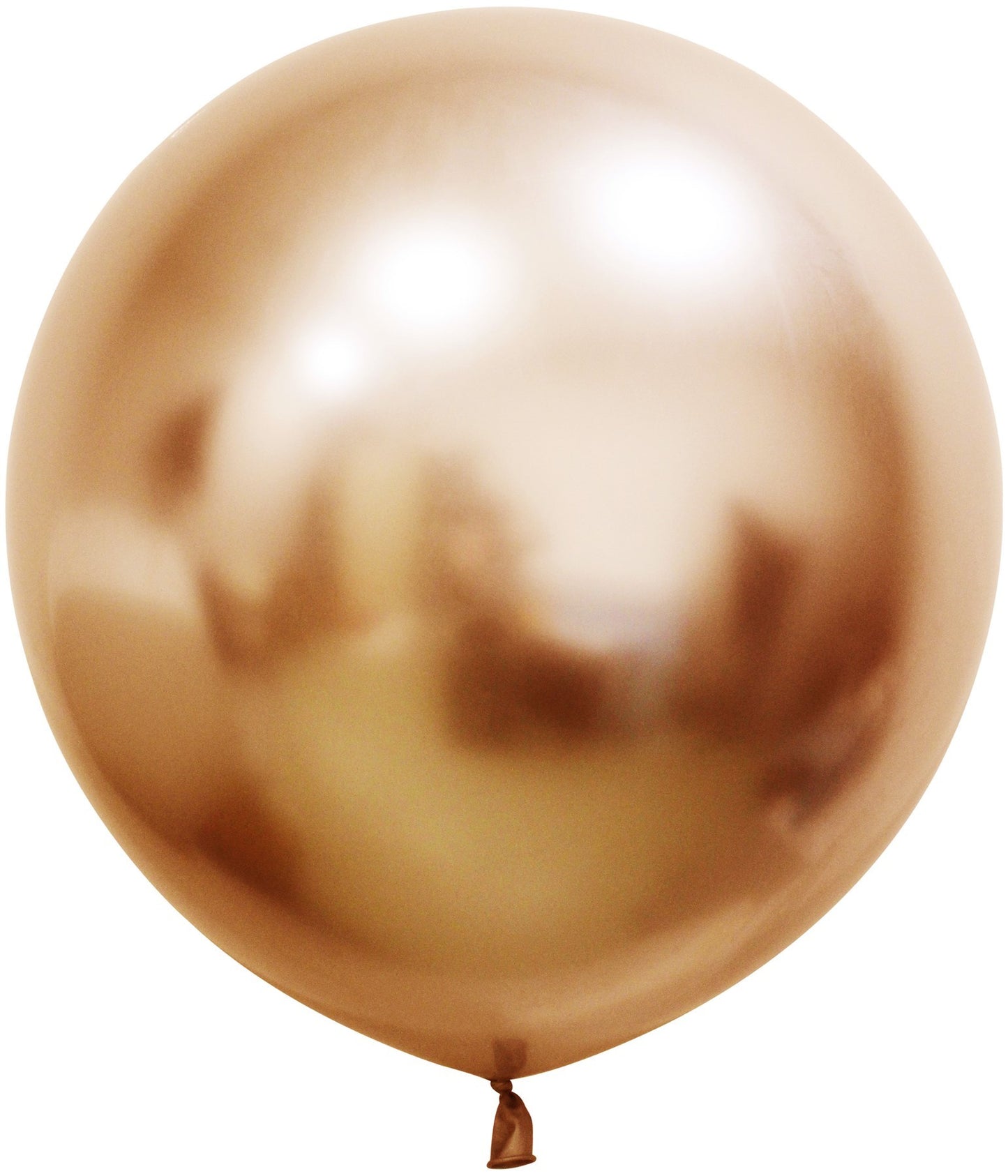 Copper Chrome Jumbo Latex Balloon - 24 inch (Pk 3)