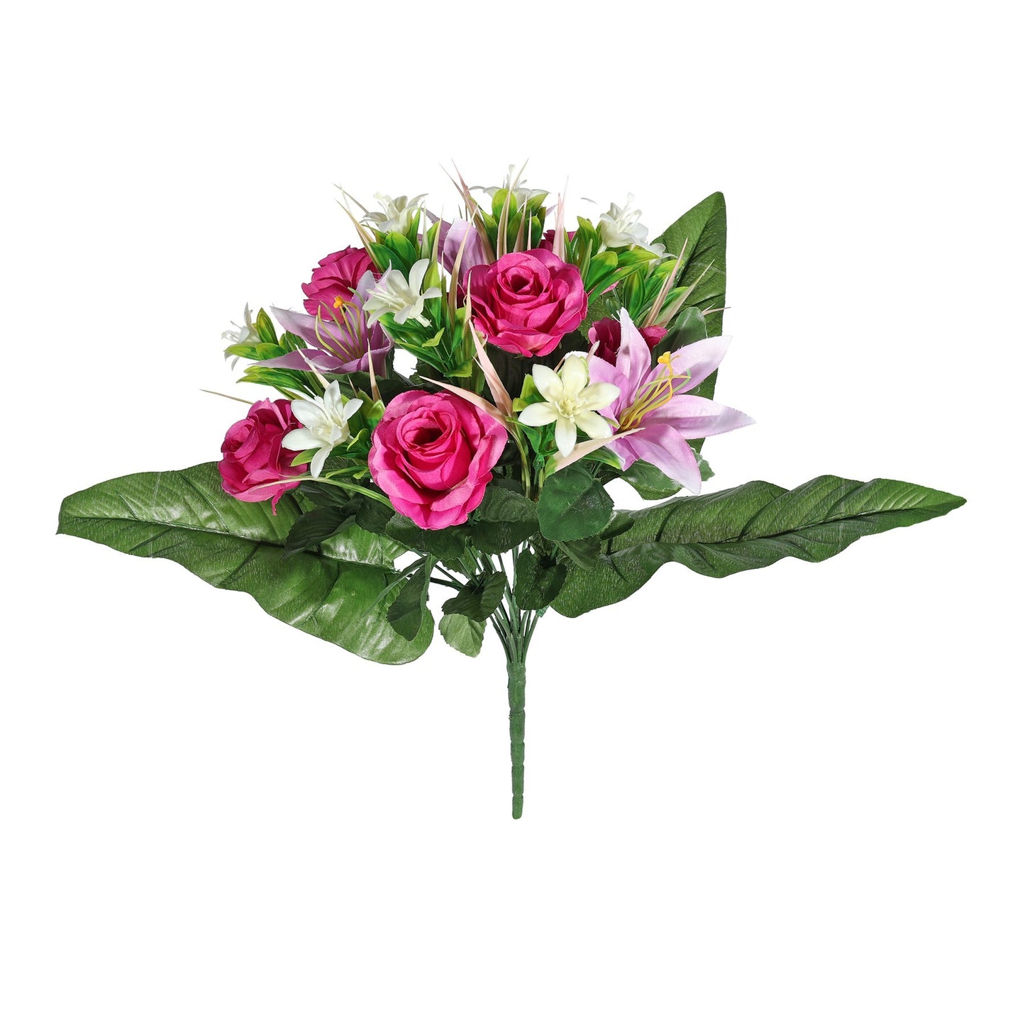 Bright Pink Pembroke Starflower Mixed Posy