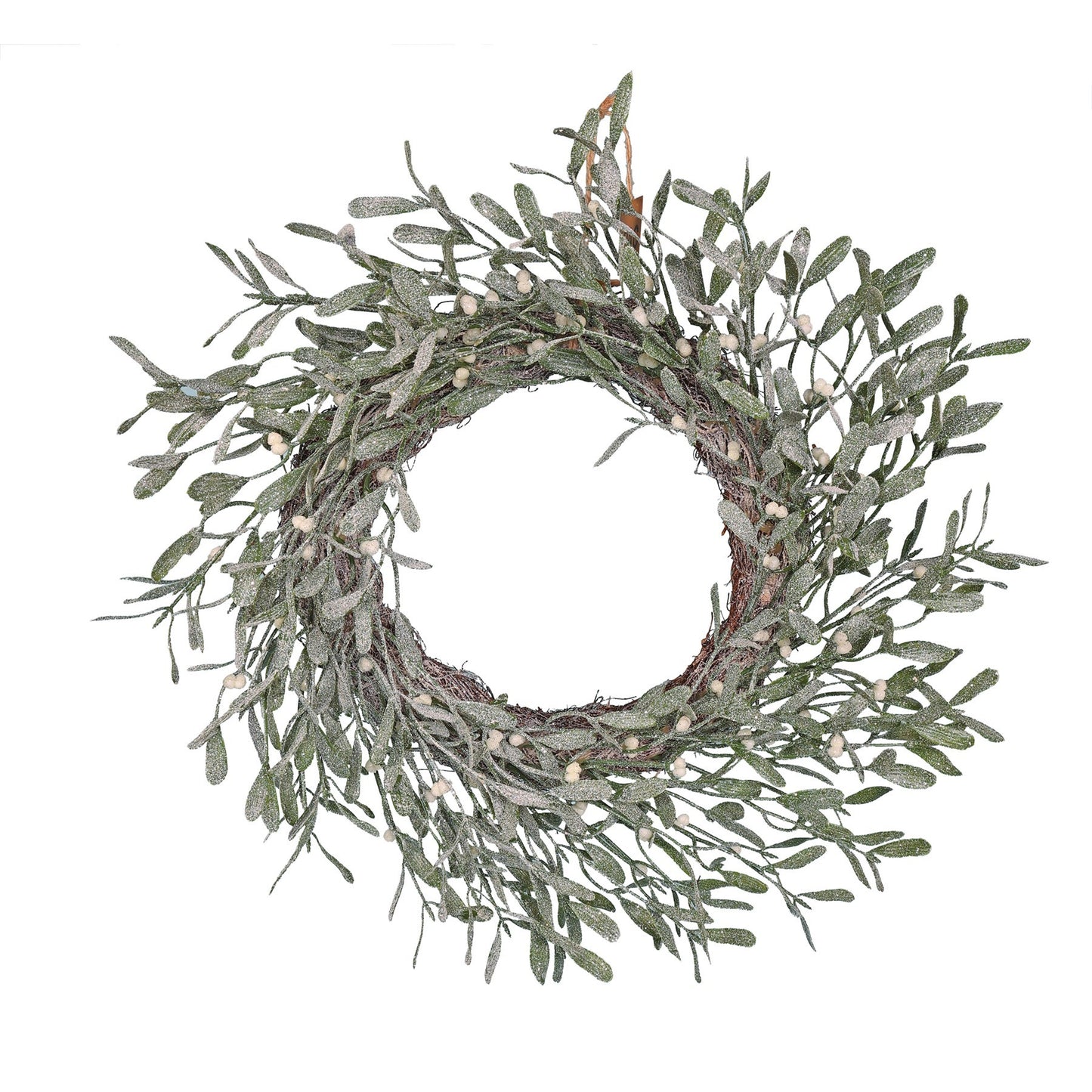 Mistletoe Frosted Wreath