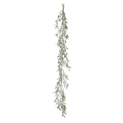 Mistletoe Frosted Garland