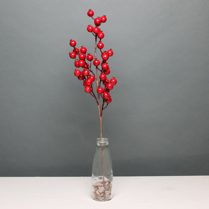 Red Large Berry Spray (67cm)