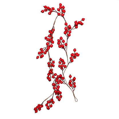 Bright Red Berry Garland (180cm)