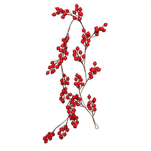 Bright Red Berry Garland (180cm)