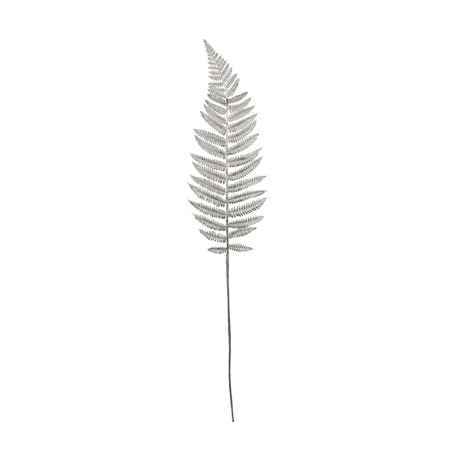 Metallic Fern Leaf stem Champagne