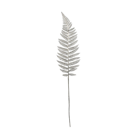 Metallic Fern Leaf stem Champagne