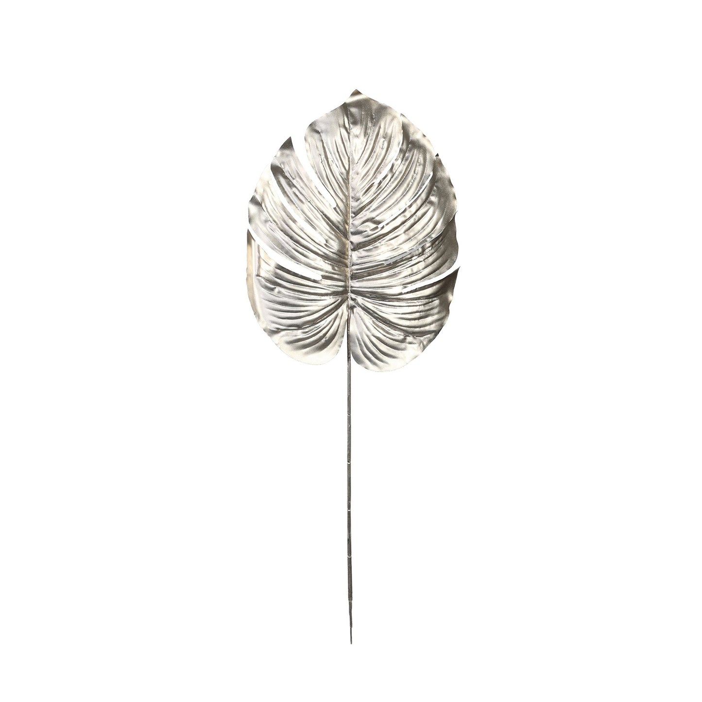 Champagne Metallic Monstera leaf (Medium)