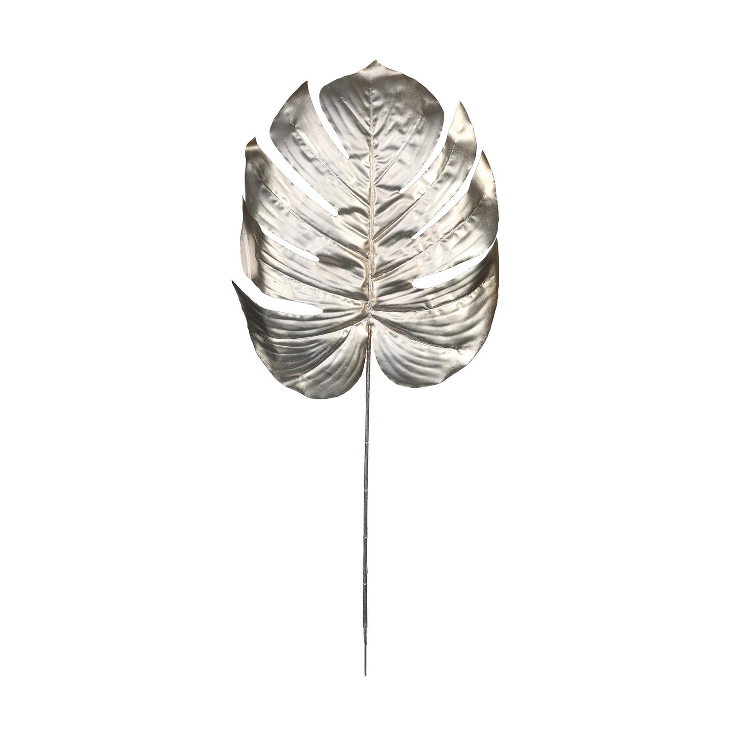 Champagne Metallic Monstera Leaf (Large)