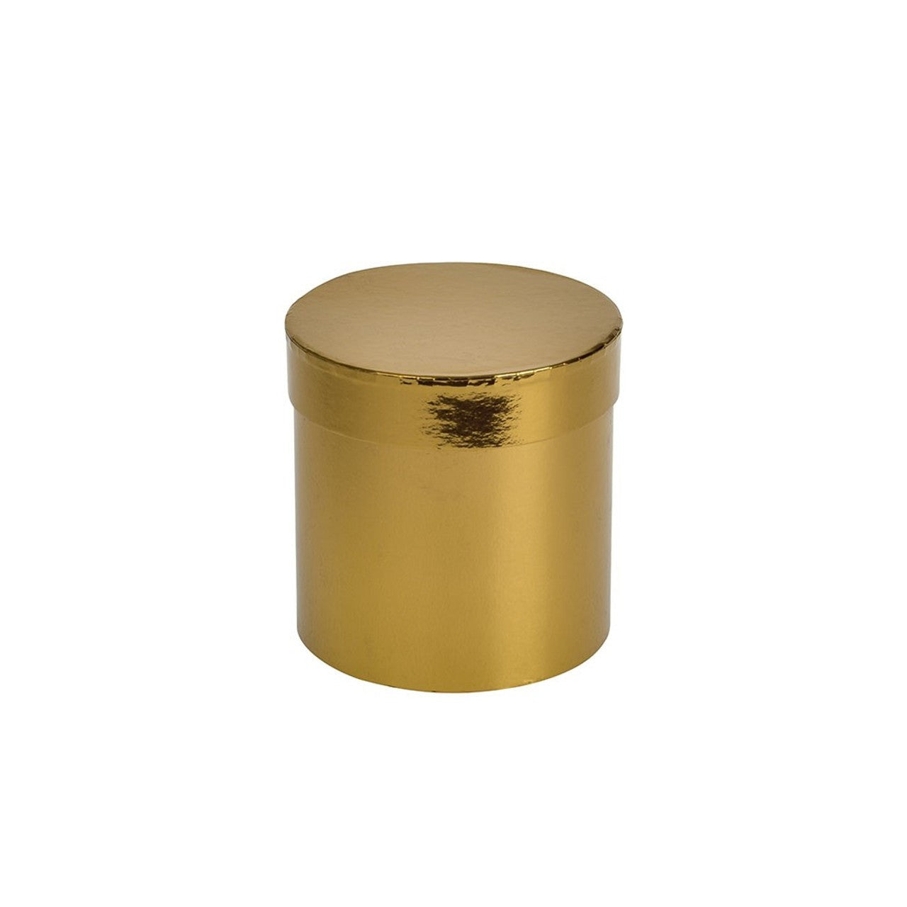 Metallic Gold Small Hat Box (W13cm x D14cm)