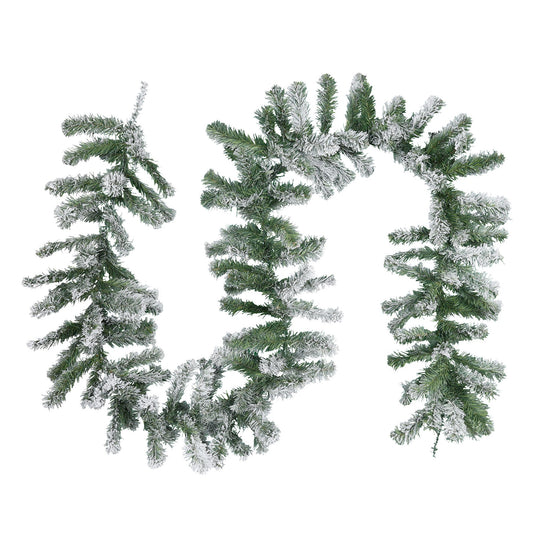 Oak Creek Flocked Garland (9 ft)