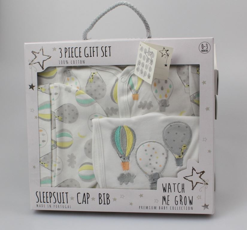 3 Piece Baby Gift Box Balloons