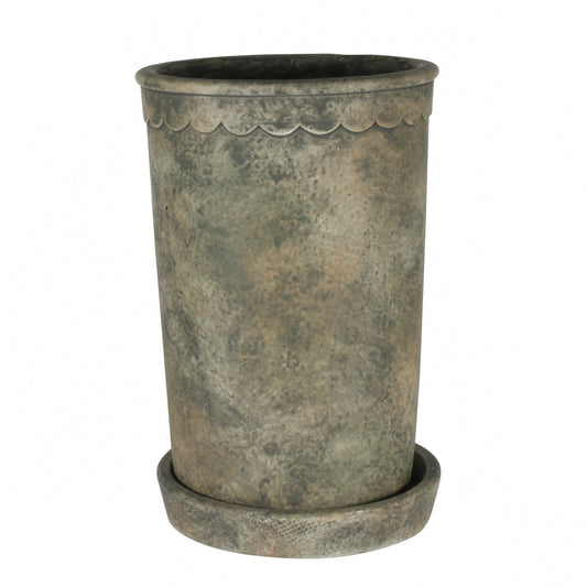 Large Cement Paysanne Planter