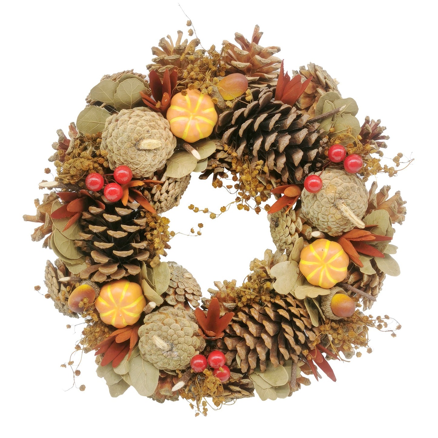 Autumn Wreath with Pumpkins (30cm)