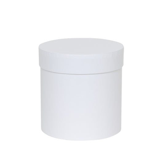 Pearl White Hat Box (D13cm x H14cm)