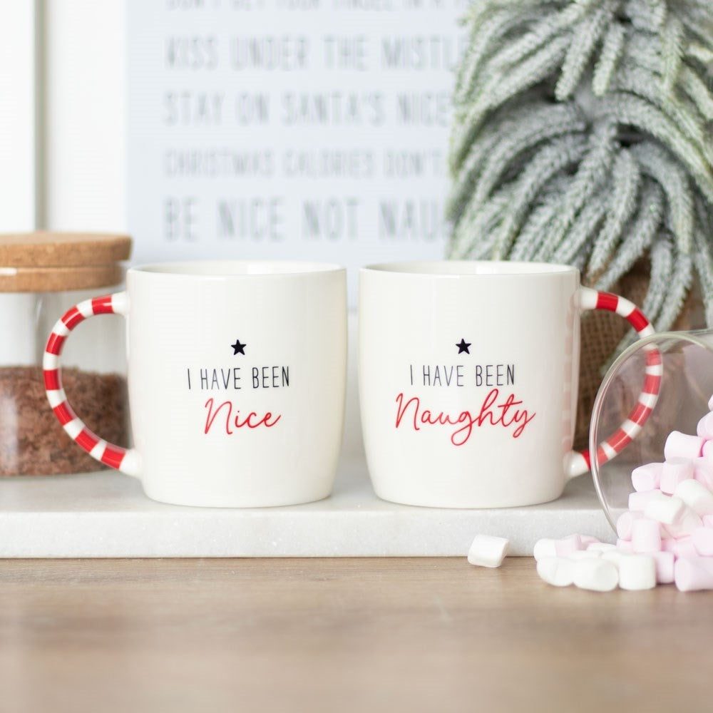 Naughty   Nice Mug Set