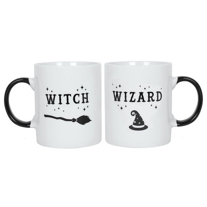 Witch & Wizard Mug Set