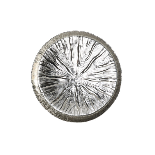 Silver Eros Lily Plate (Dia34cm)