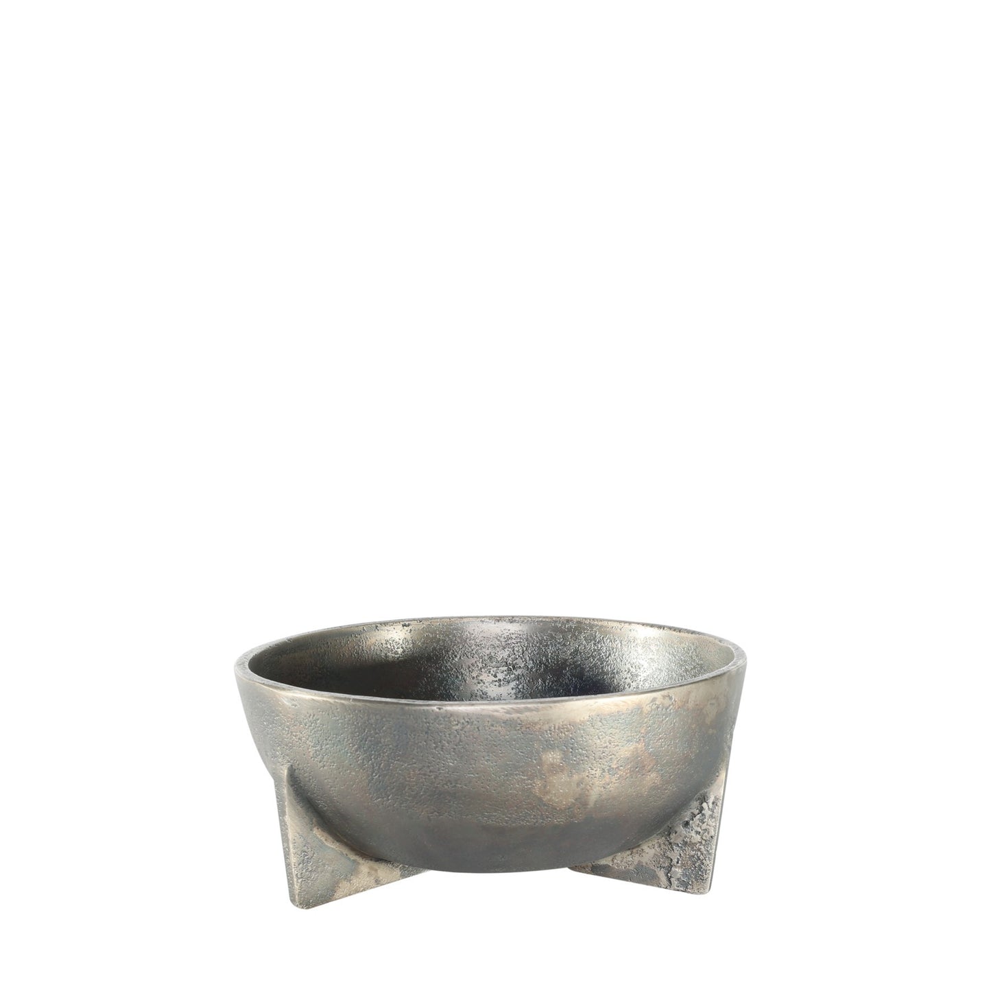 Antique Silver Poseidon Bowl (H7.5 x 17cm)